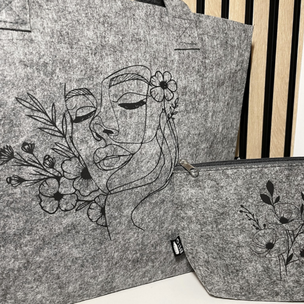 Conjunto bolsa gris - Imagen 2